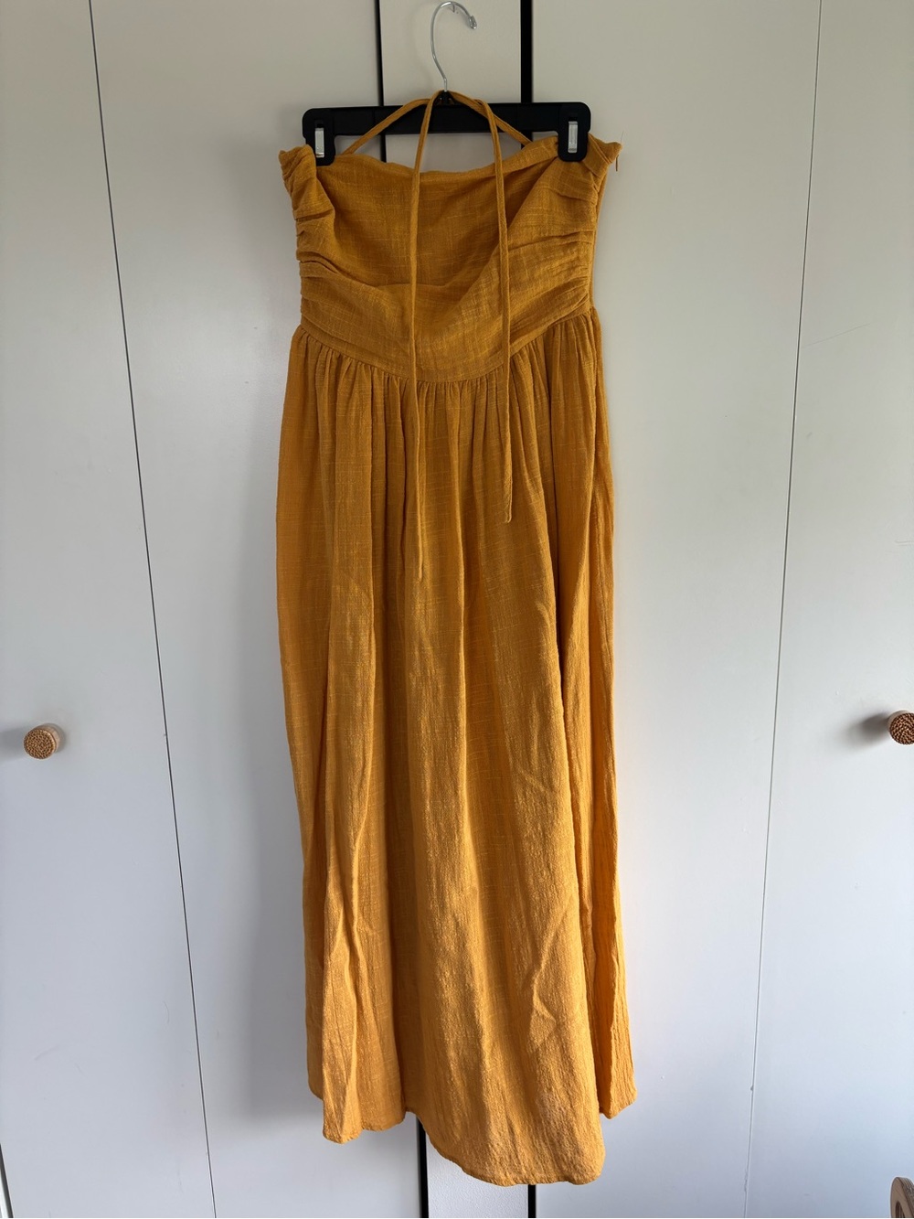 Lulus Women’s Mustard Yellow Maxi Skirt